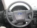 Alcantara Blue Suede/Charcoal Black Leather 2009 Ford Fusion SEL V6 Blue Suede Steering Wheel