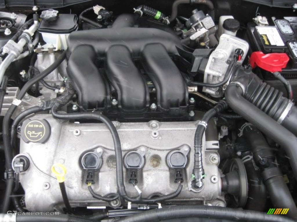 2009 Ford Fusion SEL V6 Blue Suede 3.0 Liter DOHC 24-Valve Duratec V6 Engine Photo #59592569