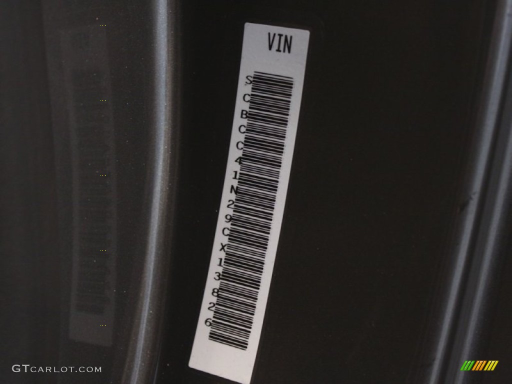 2009 Bentley Brooklands Standard Brooklands Model Info Tag Photo #59592675