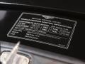 2009 Bentley Brooklands Standard Brooklands Model Info Tag