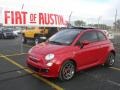 2012 Rosso Brillante (Red) Fiat 500 Sport  photo #1