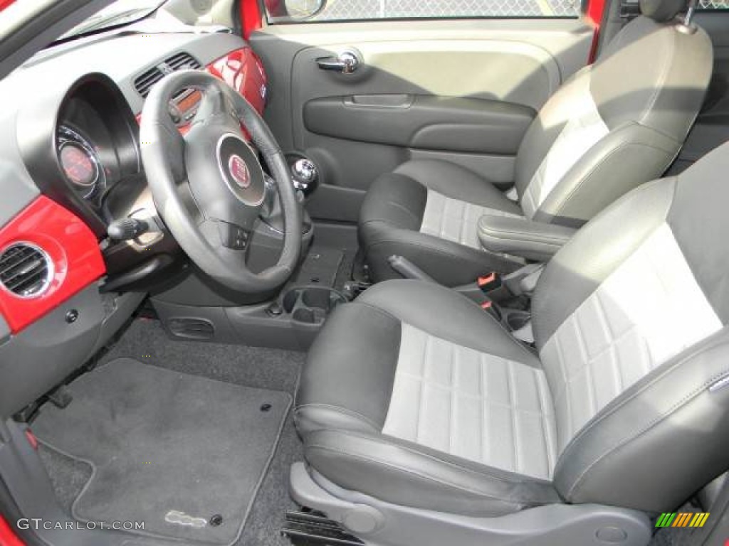 Sport Tessuto Nero/Nero (Black/Black) Interior 2012 Fiat 500 Sport Photo #59592906