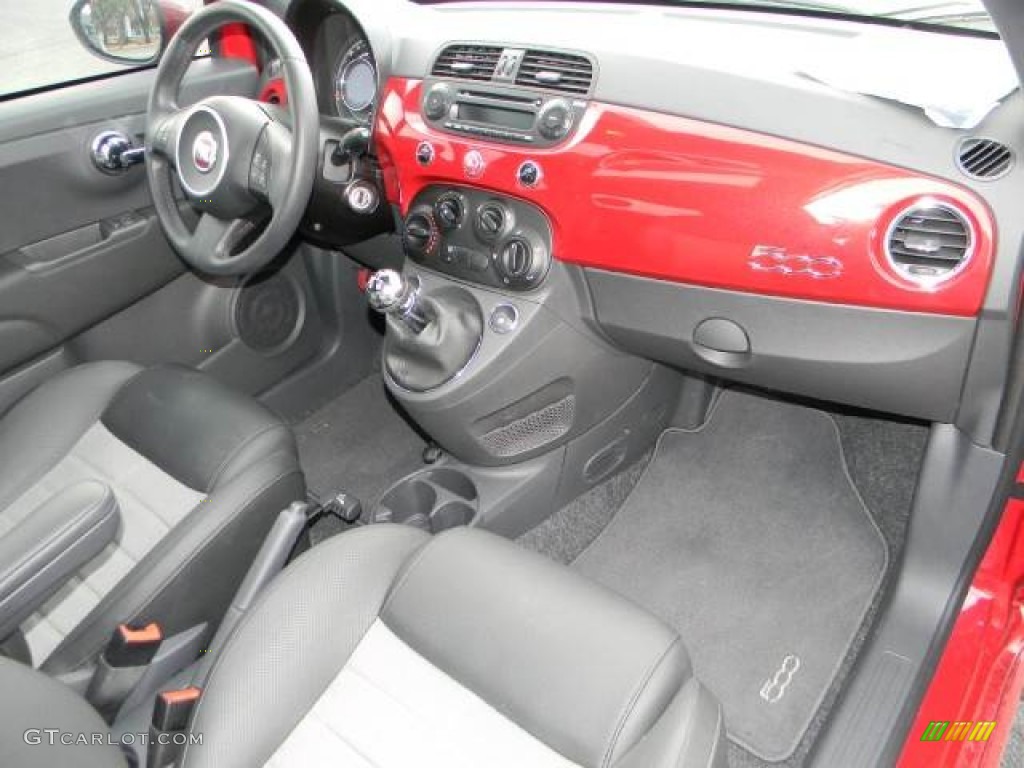 2012 Fiat 500 Sport Sport Tessuto Nero/Nero (Black/Black) Dashboard Photo #59592962