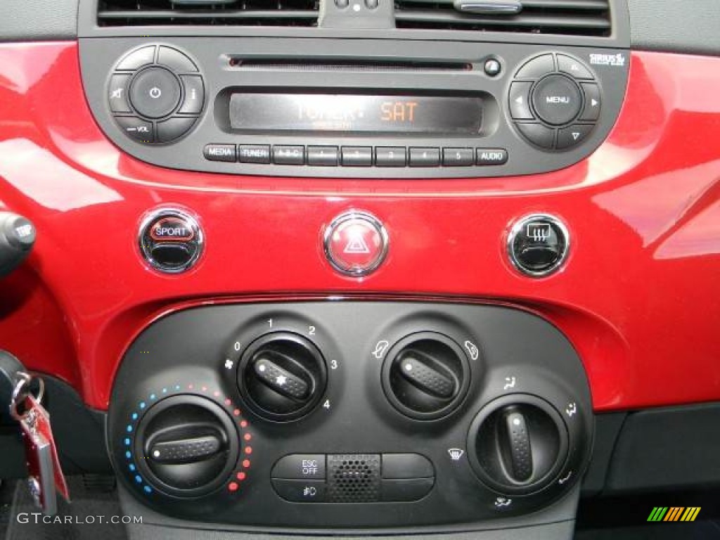 2012 Fiat 500 Sport Controls Photo #59593013