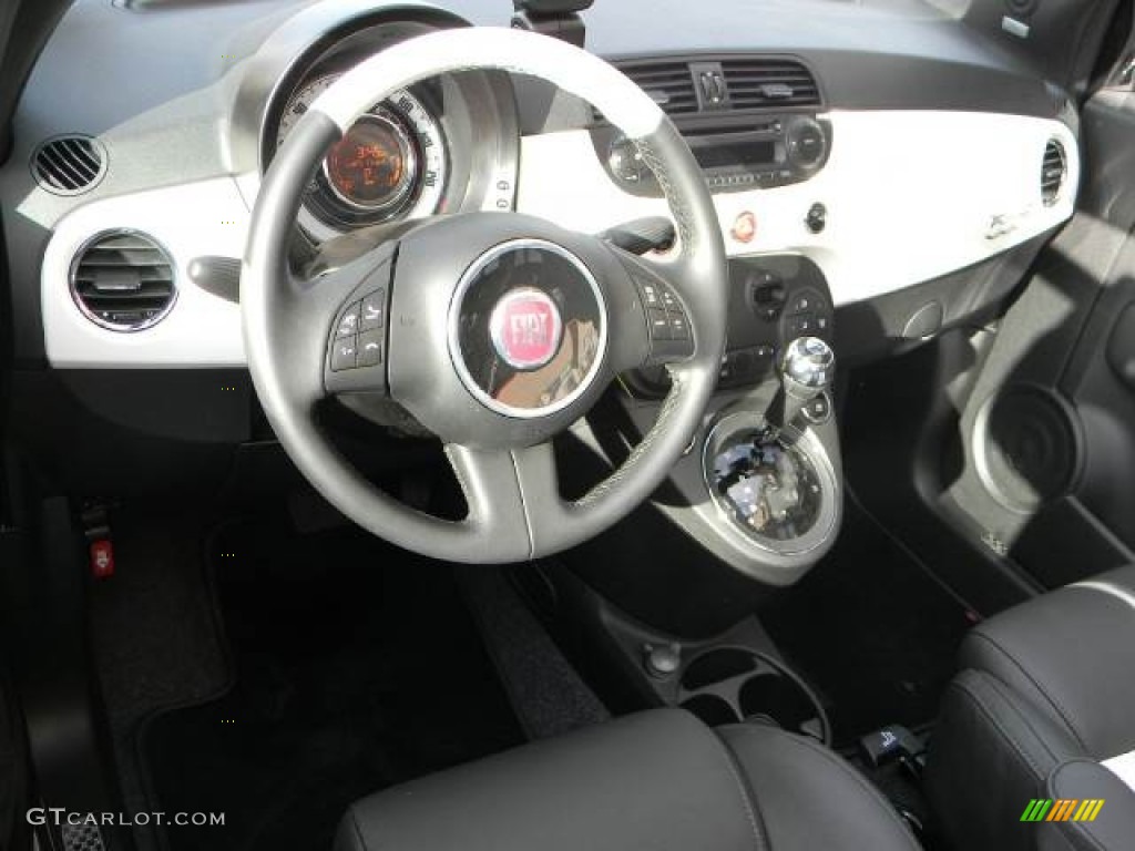 2012 Fiat 500 c cabrio Gucci 500 by Gucci Nero (Black) Dashboard Photo #59593161