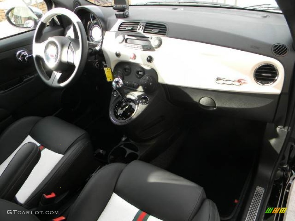 2012 Fiat 500 c cabrio Gucci 500 by Gucci Nero (Black) Dashboard Photo #59593229