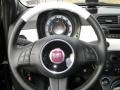 500 by Gucci Nero (Black) 2012 Fiat 500 c cabrio Gucci Steering Wheel