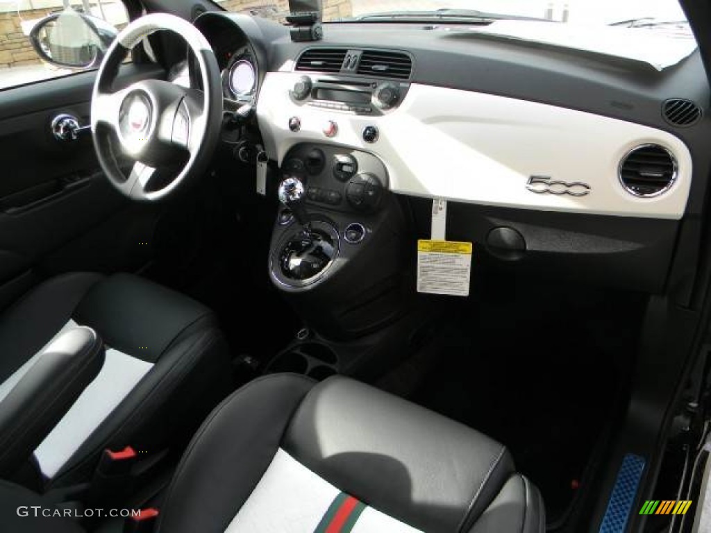 2012 Fiat 500 Gucci 500 by Gucci Nero (Black) Dashboard Photo #59593539