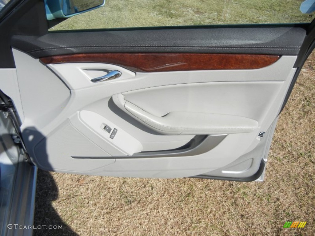 2011 Cadillac CTS 3.0 Sedan Light Titanium/Ebony Door Panel Photo #59593760