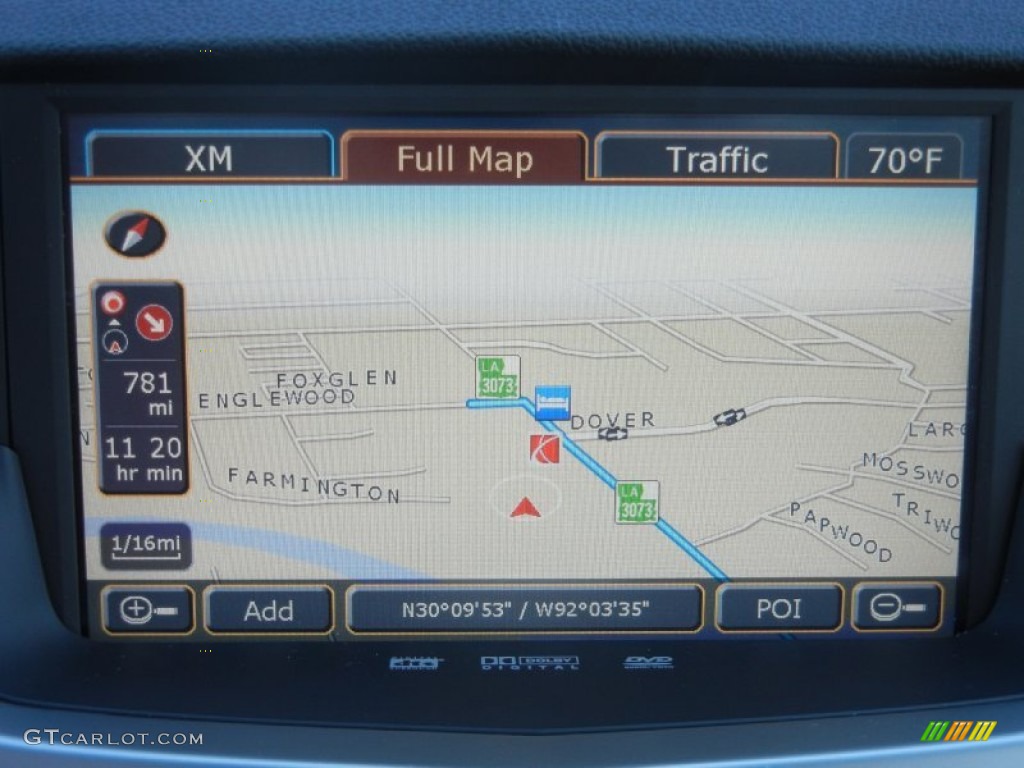2011 Cadillac CTS 3.0 Sedan Navigation Photo #59593839
