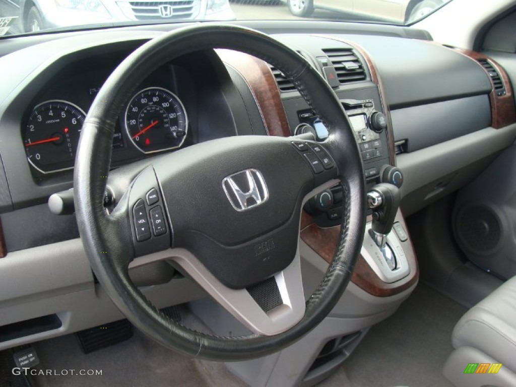 2008 Honda CR-V EX-L 4WD Ivory Steering Wheel Photo #59594542