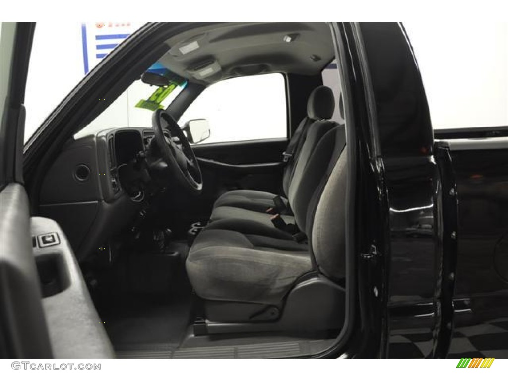 2003 Sierra 3500 Regular Cab 4x4 Dually - Onyx Black / Dark Pewter photo #8