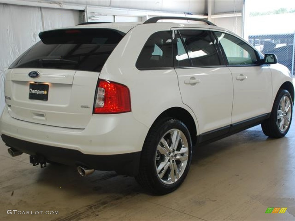 2012 Edge SEL - White Platinum Metallic Tri-Coat / Medium Light Stone photo #4