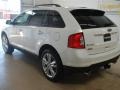 2012 White Platinum Metallic Tri-Coat Ford Edge SEL  photo #6