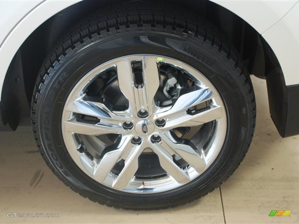 2012 Edge SEL - White Platinum Metallic Tri-Coat / Medium Light Stone photo #7