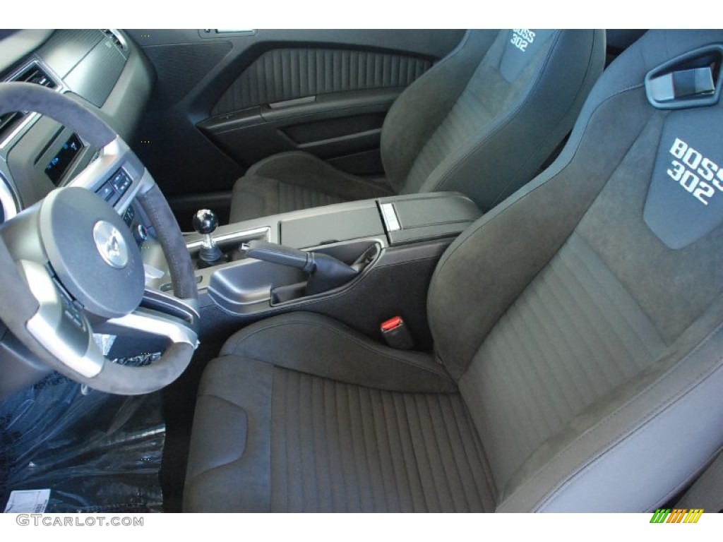 Charcoal Black Recaro Sport Seats Interior 2012 Ford Mustang Boss 302 Photo #59595767