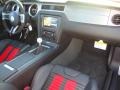2012 Ford Mustang Charcoal Black/Red Recaro Sport Seats Interior Dashboard Photo