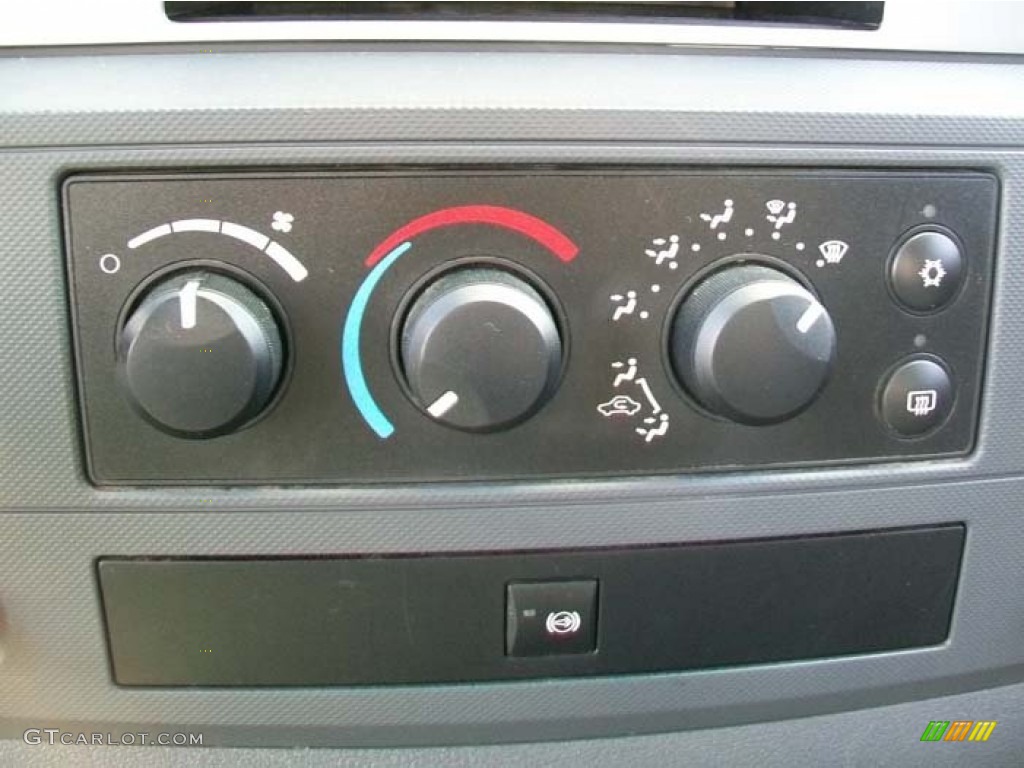 2007 Dodge Ram 2500 SLT Mega Cab 4x4 Controls Photo #59596125