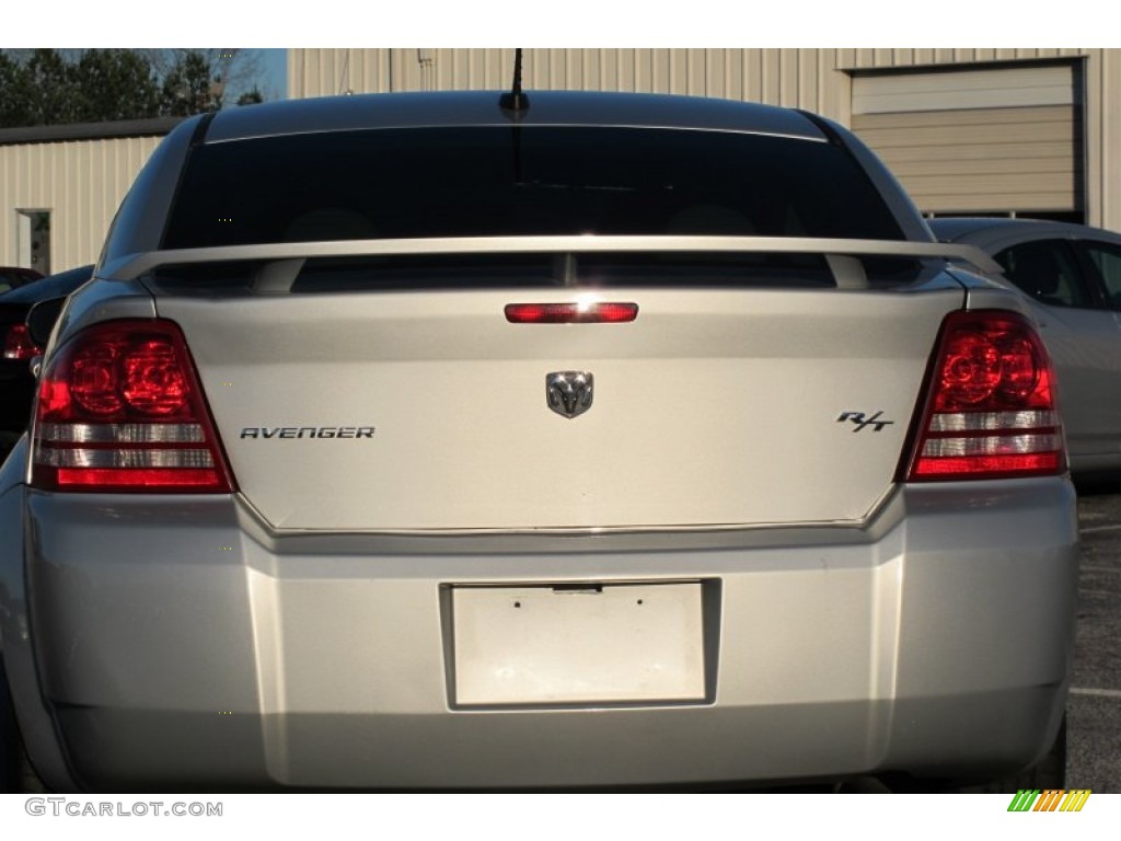 2010 Avenger R/T - Bright Silver Metallic / Dark Khaki/Light Graystone photo #6