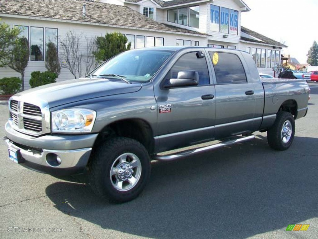 Mineral Gray Metallic 2007 Dodge Ram 2500 SLT Mega Cab 4x4 Exterior Photo #59596389