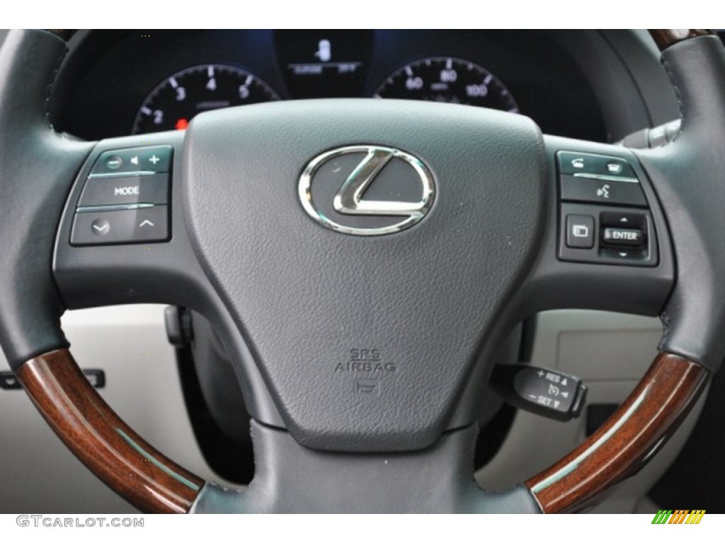 2011 Lexus RX 350 AWD Light Gray Steering Wheel Photo #59596623