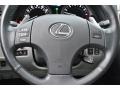 2008 Lexus IS Sterling Gray Interior Steering Wheel Photo