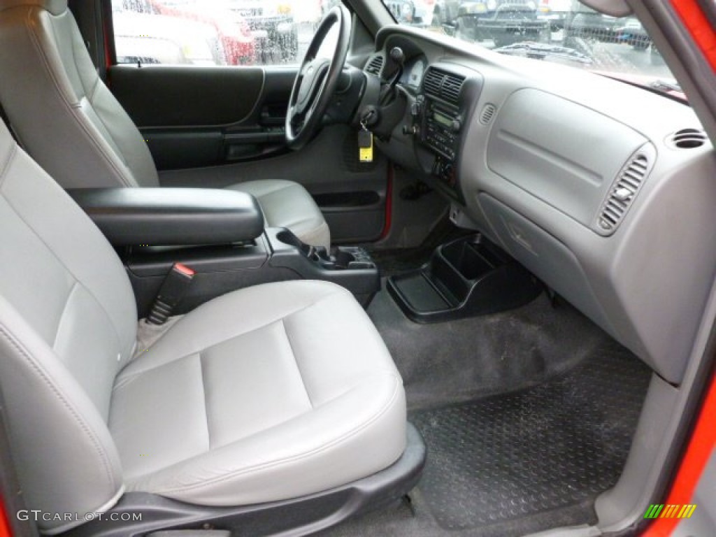 Medium Dark Flint Interior 2004 Ford Ranger Edge SuperCab 4x4 Photo #59597702