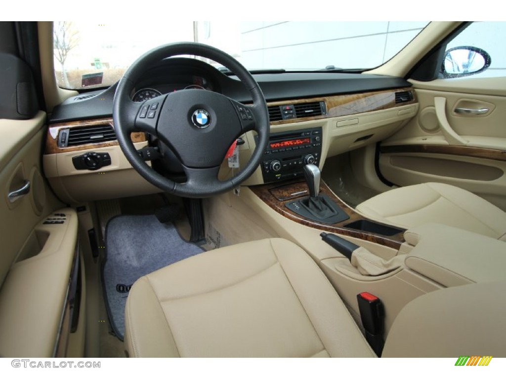 2008 BMW 3 Series 328xi Sedan Beige Dashboard Photo #59598111