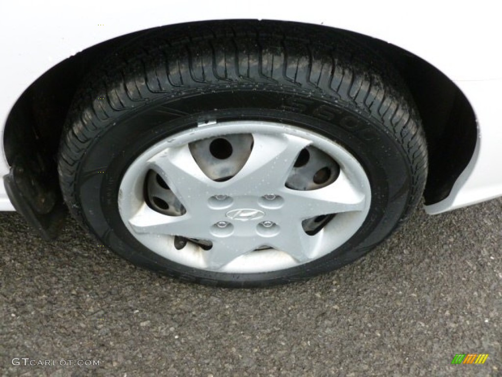 2006 Elantra GLS Sedan - Nordic White / Beige photo #9