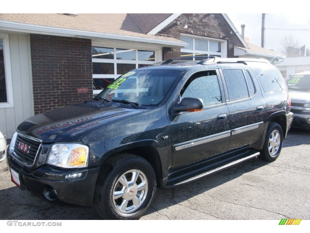 2003 Envoy XL SLT 4x4 - Carbon Metallic / Medium Pewter photo #1