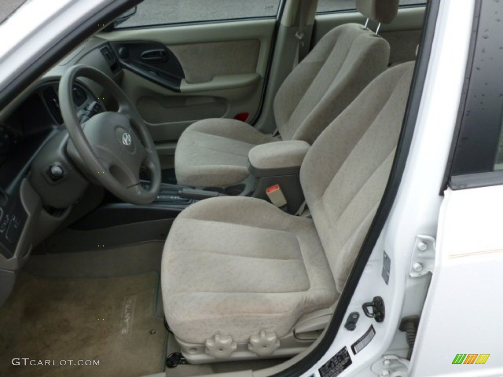 2006 Elantra GLS Sedan - Nordic White / Beige photo #15