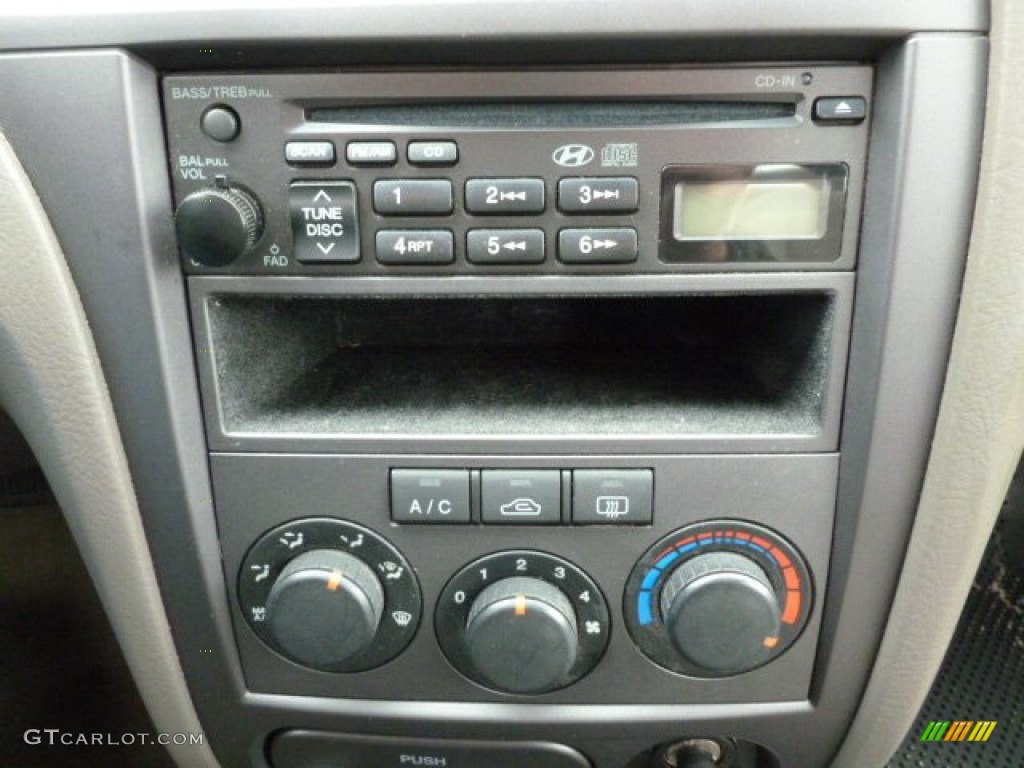 2006 Elantra GLS Sedan - Nordic White / Beige photo #19