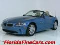 2005 Maldives Blue Metallic BMW Z4 2.5i Roadster  photo #1