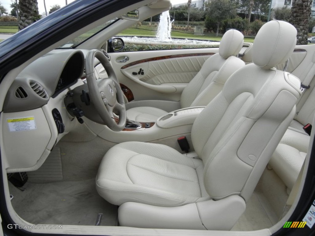 Stone Interior 2008 Mercedes-Benz CLK 550 Cabriolet Photo #59599152