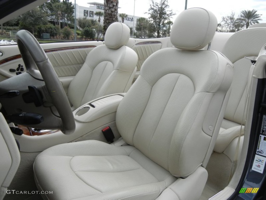 Stone Interior 2008 Mercedes-Benz CLK 550 Cabriolet Photo #59599164