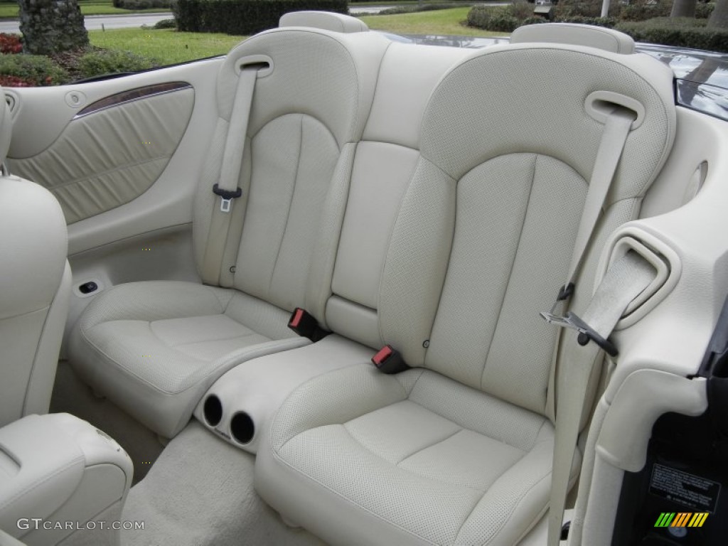 Stone Interior 2008 Mercedes-Benz CLK 550 Cabriolet Photo #59599194
