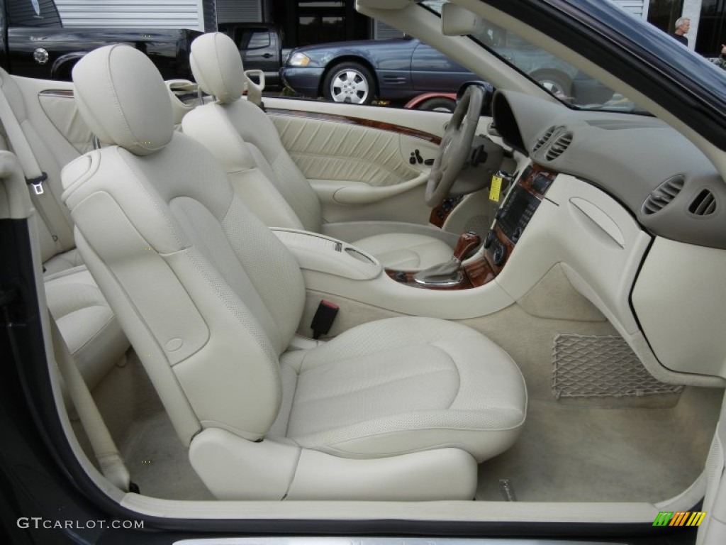 Stone Interior 2008 Mercedes-Benz CLK 550 Cabriolet Photo #59599203