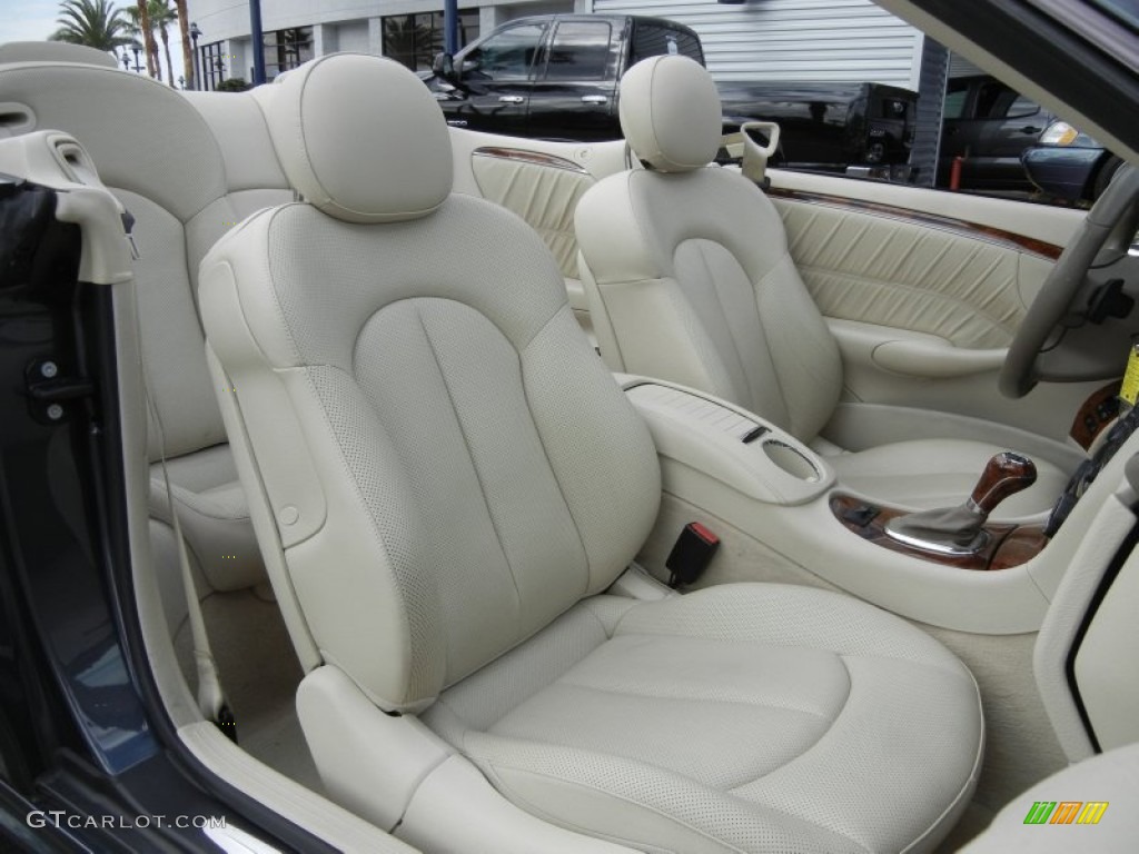 Stone Interior 2008 Mercedes-Benz CLK 550 Cabriolet Photo #59599212