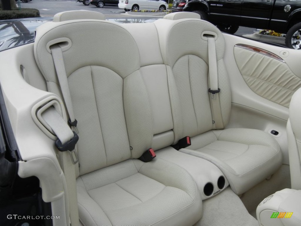 Stone Interior 2008 Mercedes-Benz CLK 550 Cabriolet Photo #59599219