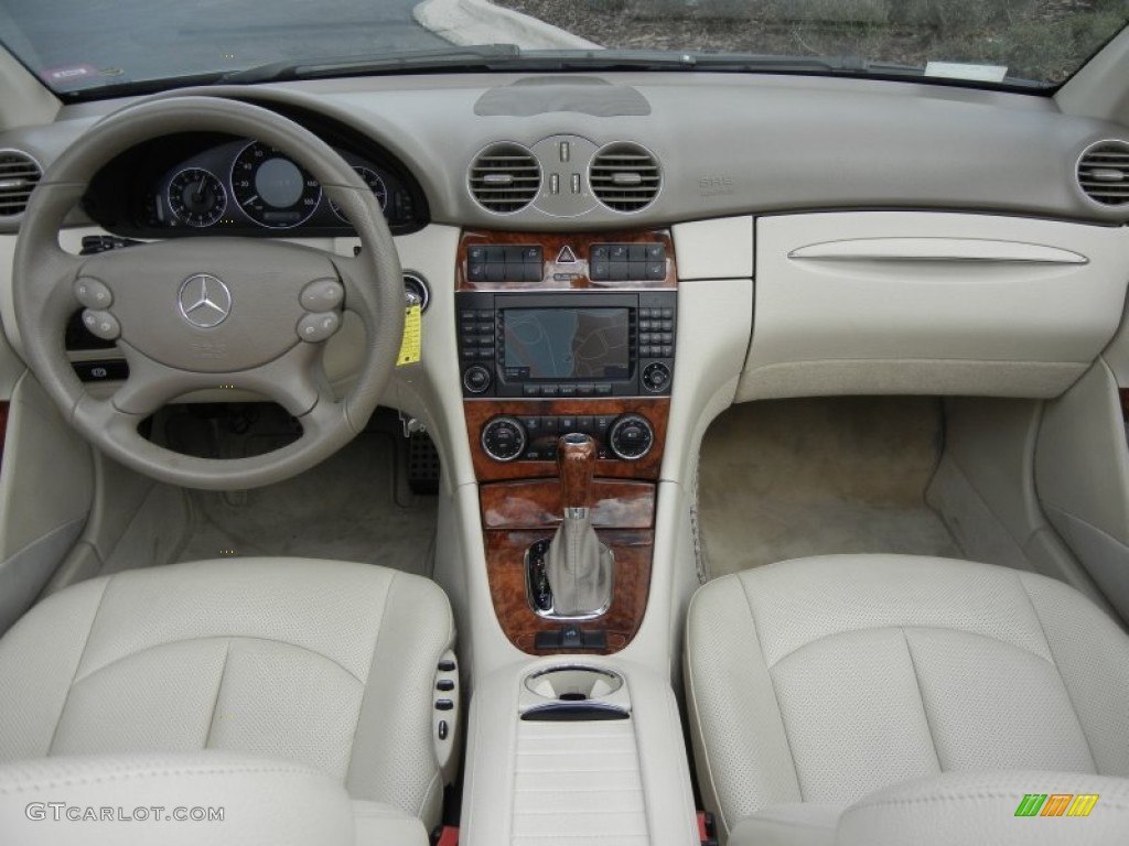 2008 Mercedes-Benz CLK 550 Cabriolet Stone Dashboard Photo #59599230
