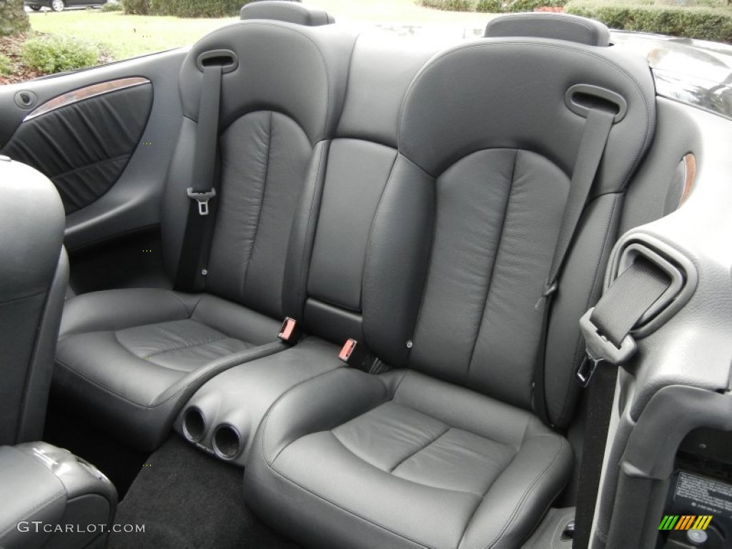 Black Interior 2008 Mercedes-Benz CLK 350 Cabriolet Photo #59599539