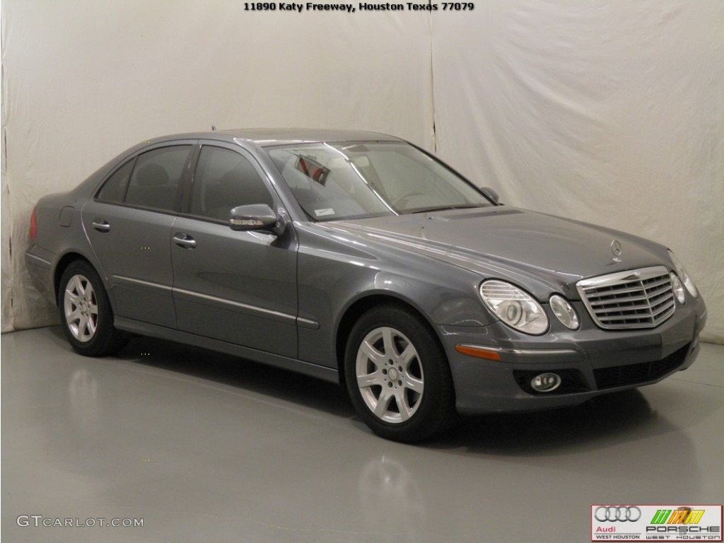 2008 E 320 BlueTEC Sedan - Flint Grey Metallic / Ash photo #3