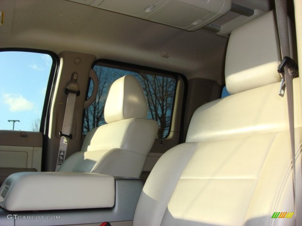 2004 F150 Lariat SuperCrew 4x4 - Arizona Beige Metallic / Tan photo #8