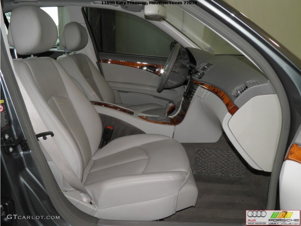 2008 E 320 BlueTEC Sedan - Flint Grey Metallic / Ash photo #25