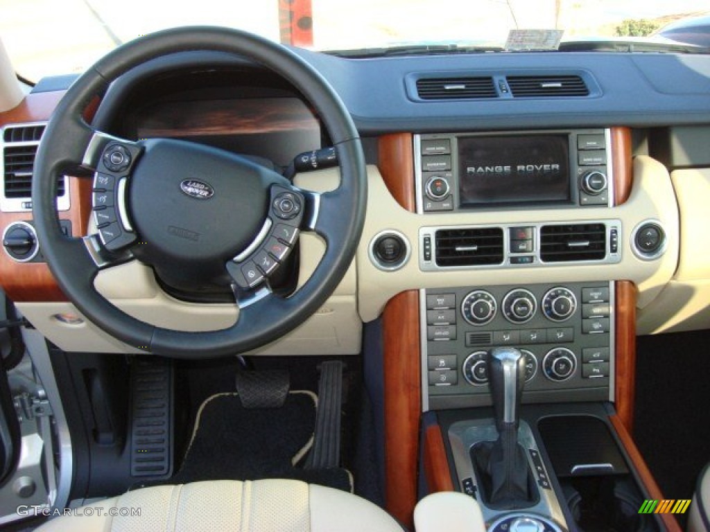 2010 Land Rover Range Rover HSE Navy Blue/Parchment Dashboard Photo #59600808