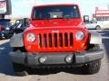 2007 Flame Red Jeep Wrangler Unlimited X 4x4  photo #8