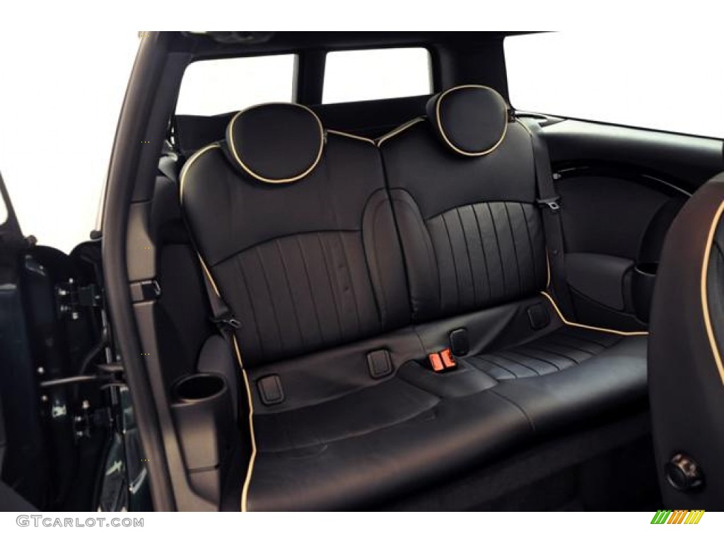 Lounge Carbon Black Leather Interior 2010 Mini Cooper S Clubman Photo #59601420