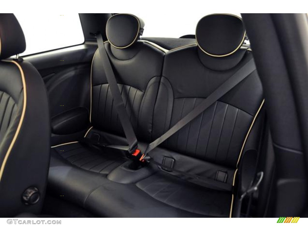 Carbon Black Lounge Leather Interior 2011 Mini Cooper S Hardtop Photo #59601672