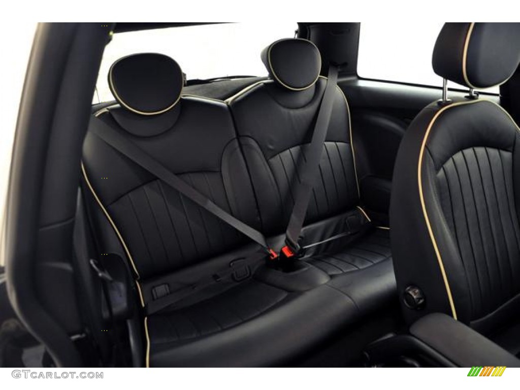Carbon Black Lounge Leather Interior 2011 Mini Cooper S Hardtop Photo #59601735