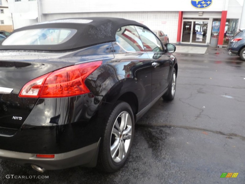 2011 Murano CrossCabriolet AWD - Super Black / Black photo #5